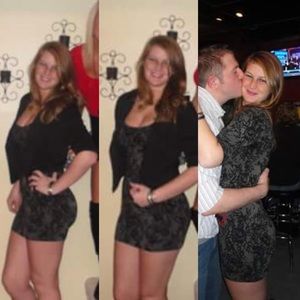 Faux lace mini dress